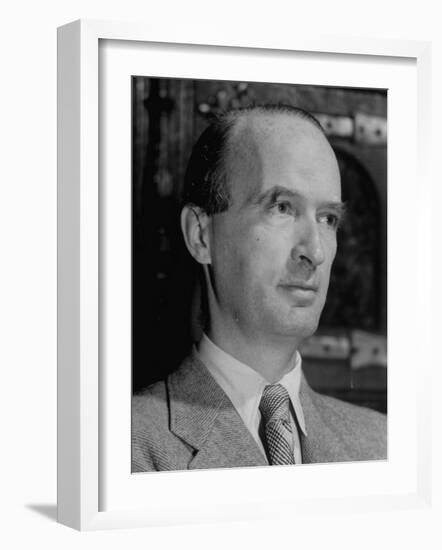 Portrait of Industrialist Alfred Krupp While under House Arrest for Alleged War Crimes-Margaret Bourke-White-Framed Photographic Print