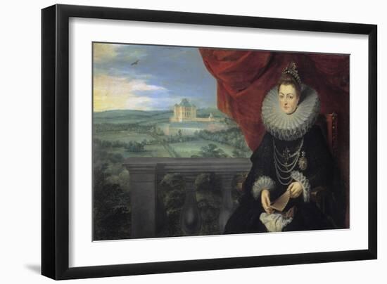 Portrait of Infanta Isabella Clara Eugenia of Spain (1566-163), C. 1615-Peter Paul Rubens-Framed Giclee Print