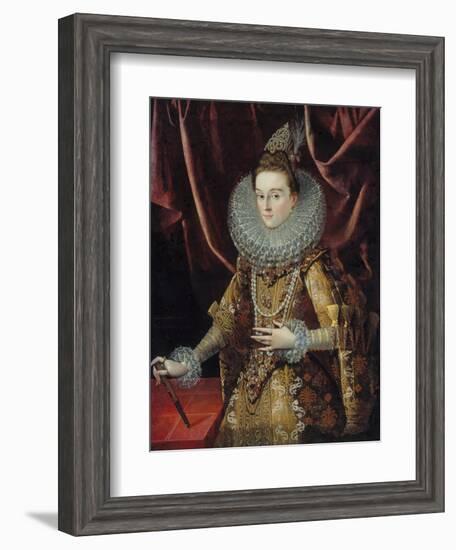 Portrait of Infanta Isabella Clara Eugenia of Spain-Juan Pantoja De La Cruz-Framed Giclee Print