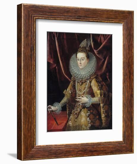Portrait of Infanta Isabella Clara Eugenia of Spain-Juan Pantoja De La Cruz-Framed Giclee Print