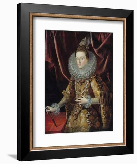 Portrait of Infanta Isabella Clara Eugenia of Spain-Juan Pantoja De La Cruz-Framed Giclee Print