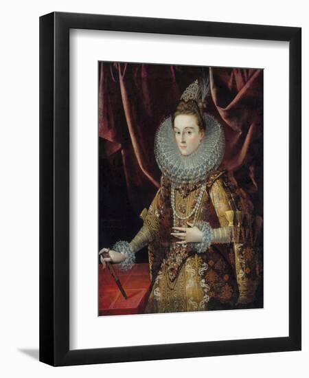 Portrait of Infanta Isabella Clara Eugenia of Spain-Juan Pantoja De La Cruz-Framed Giclee Print