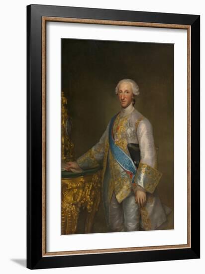 Portrait of Infante Don Luis De Borbon, C.1776 (Oil on Canvas)-Anton Raphael Mengs-Framed Giclee Print