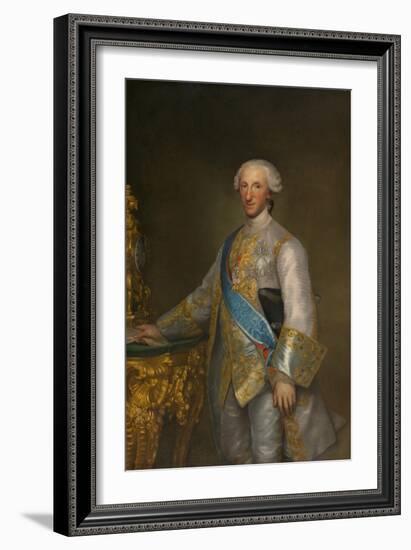 Portrait of Infante Don Luis De Borbon, C.1776 (Oil on Canvas)-Anton Raphael Mengs-Framed Giclee Print