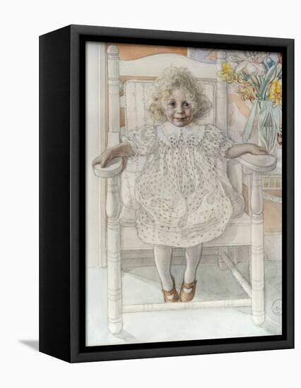 Portrait of Inga-Maria Thiel-Carl Larsson-Framed Premier Image Canvas