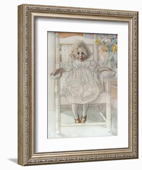 Portrait of Inga-Maria Thiel-Carl Larsson-Framed Giclee Print