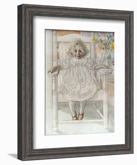 Portrait of Inga-Maria Thiel-Carl Larsson-Framed Giclee Print