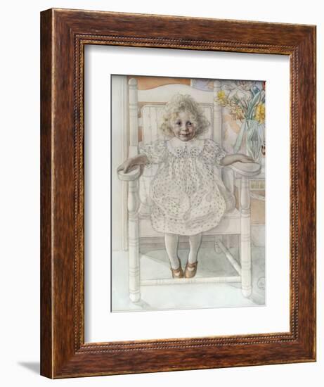 Portrait of Inga-Maria Thiel-Carl Larsson-Framed Giclee Print