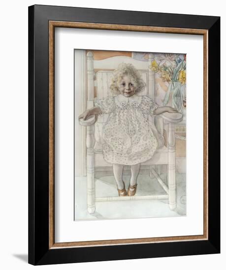 Portrait of Inga-Maria Thiel-Carl Larsson-Framed Giclee Print