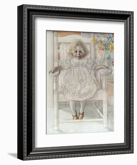 Portrait of Inga-Maria Thiel-Carl Larsson-Framed Giclee Print