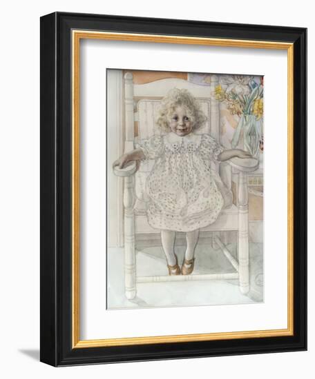 Portrait of Inga-Maria Thiel-Carl Larsson-Framed Giclee Print