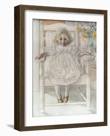 Portrait of Inga-Maria Thiel-Carl Larsson-Framed Giclee Print