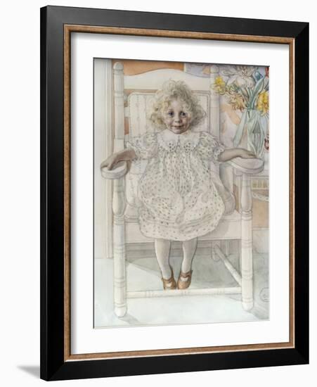 Portrait of Inga-Maria Thiel-Carl Larsson-Framed Giclee Print