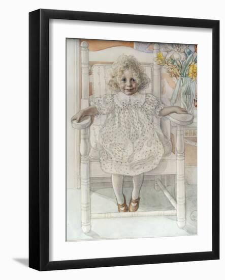 Portrait of Inga-Maria Thiel-Carl Larsson-Framed Giclee Print