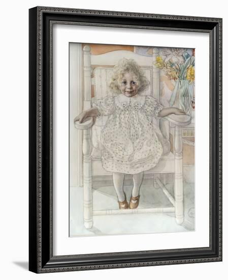 Portrait of Inga-Maria Thiel-Carl Larsson-Framed Giclee Print