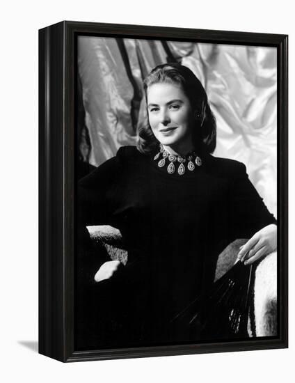 Portrait of Ingrid Bergman-null-Framed Stretched Canvas