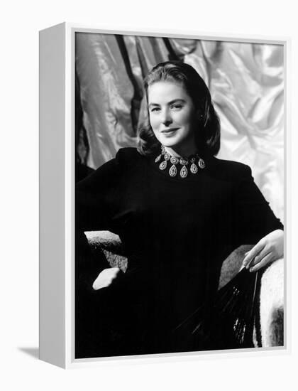 Portrait of Ingrid Bergman-null-Framed Stretched Canvas