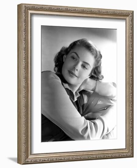 Portrait of Ingrid Bergman-null-Framed Photo