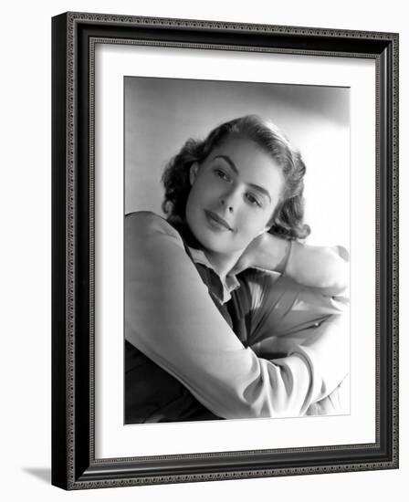 Portrait of Ingrid Bergman-null-Framed Photo