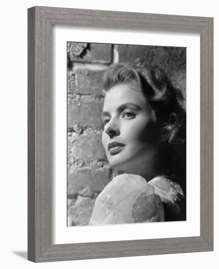 Portrait of Ingrid Bergman-null-Framed Photo