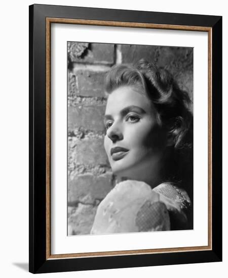 Portrait of Ingrid Bergman-null-Framed Photo