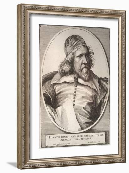 Portrait of Inigo Jones-Wenceslaus Hollar-Framed Giclee Print