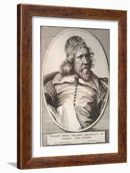 Portrait of Inigo Jones-Wenceslaus Hollar-Framed Giclee Print