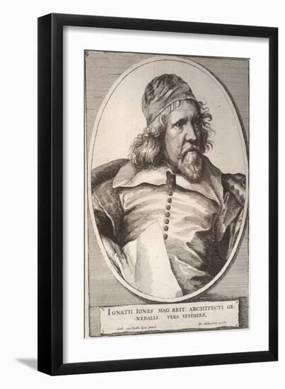 Portrait of Inigo Jones-Wenceslaus Hollar-Framed Giclee Print