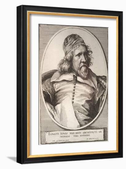 Portrait of Inigo Jones-Wenceslaus Hollar-Framed Giclee Print