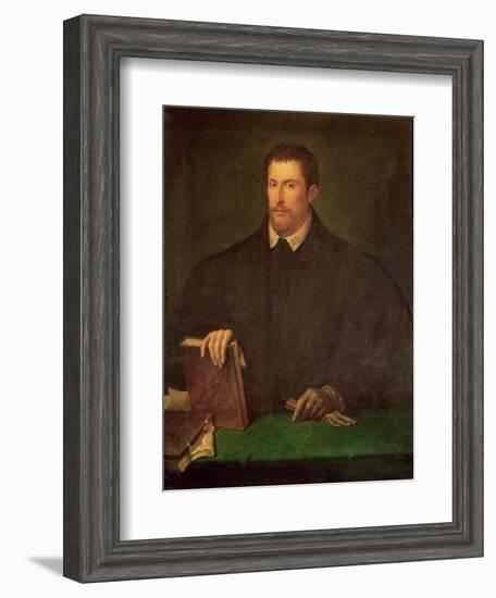 Portrait of Ippolito Riminaldi-Titian (Tiziano Vecelli)-Framed Giclee Print