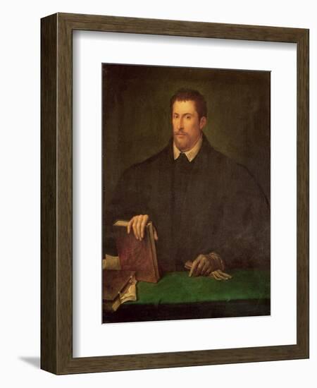 Portrait of Ippolito Riminaldi-Titian (Tiziano Vecelli)-Framed Giclee Print