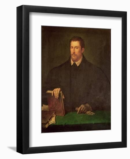 Portrait of Ippolito Riminaldi-Titian (Tiziano Vecelli)-Framed Giclee Print