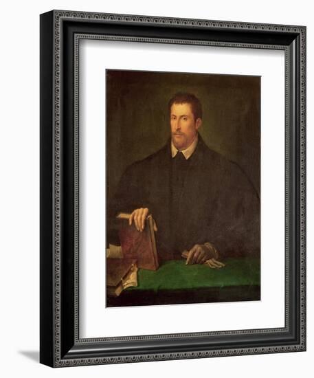 Portrait of Ippolito Riminaldi-Titian (Tiziano Vecelli)-Framed Giclee Print