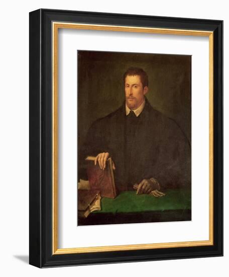 Portrait of Ippolito Riminaldi-Titian (Tiziano Vecelli)-Framed Giclee Print