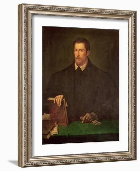 Portrait of Ippolito Riminaldi-Titian (Tiziano Vecelli)-Framed Giclee Print