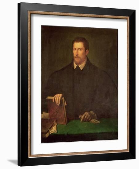 Portrait of Ippolito Riminaldi-Titian (Tiziano Vecelli)-Framed Giclee Print