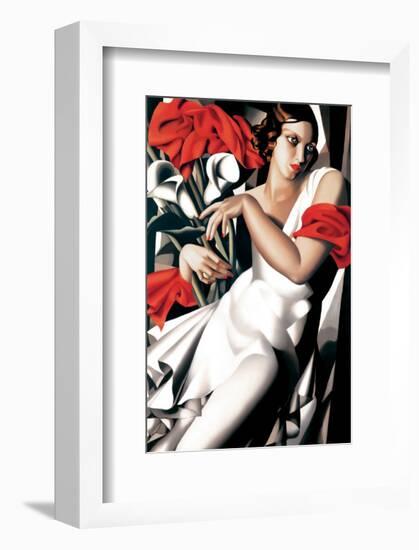 Portrait of Ira-Tamara de Lempicka-Framed Premium Giclee Print