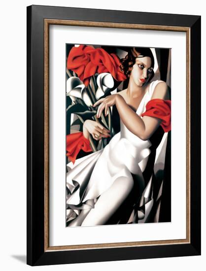 Portrait of Ira-Tamara de Lempicka-Framed Premium Giclee Print