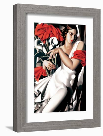 Portrait of Ira-Tamara de Lempicka-Framed Premium Giclee Print