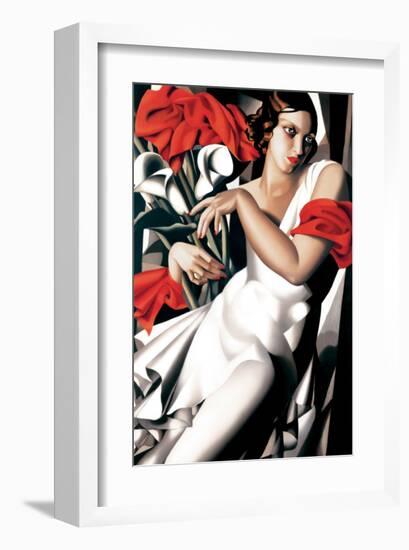 Portrait of Ira-Tamara de Lempicka-Framed Premium Giclee Print