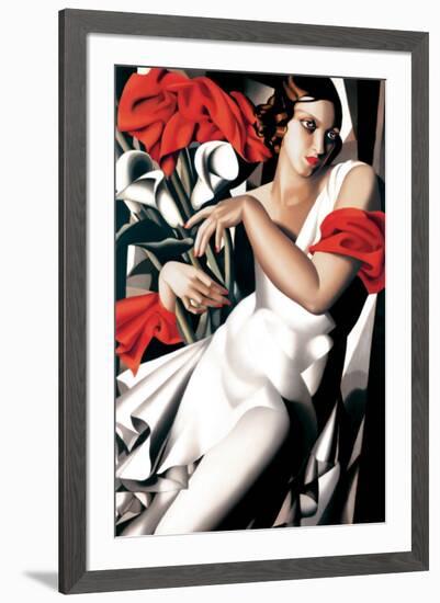 Portrait of Ira-Tamara de Lempicka-Framed Premium Giclee Print