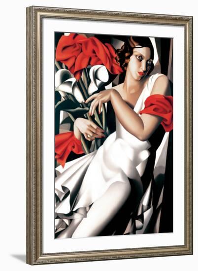 Portrait of Ira-Tamara de Lempicka-Framed Premium Giclee Print