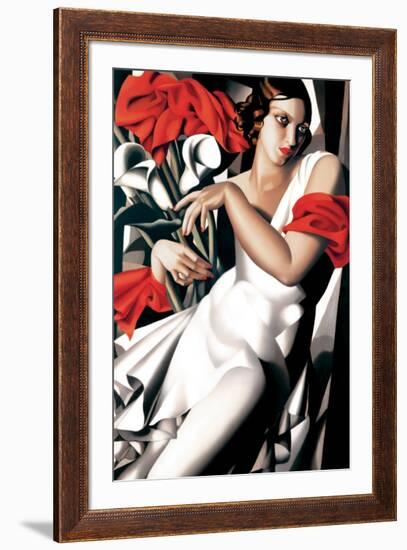 Portrait of Ira-Tamara de Lempicka-Framed Premium Giclee Print