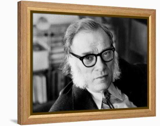 Portrait of Isaac Asimov-null-Framed Premier Image Canvas