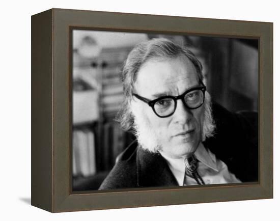 Portrait of Isaac Asimov-null-Framed Premier Image Canvas