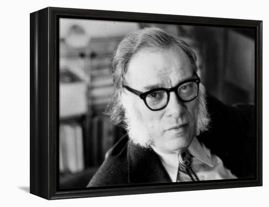 Portrait of Isaac Asimov-null-Framed Premier Image Canvas