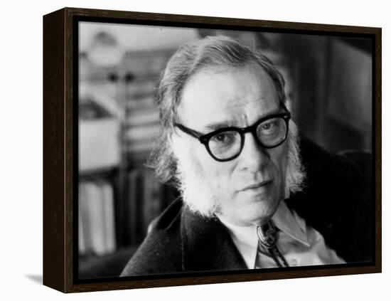 Portrait of Isaac Asimov-null-Framed Premier Image Canvas