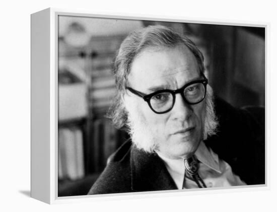 Portrait of Isaac Asimov-null-Framed Premier Image Canvas