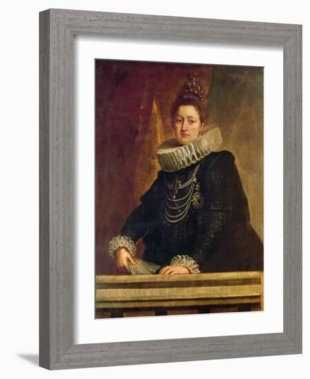 Portrait of Isabel Clara Eugenia of Habsburg (1566 - 1636), Infanta of Spain (Oil on Canvas)-Peter Paul Rubens-Framed Giclee Print