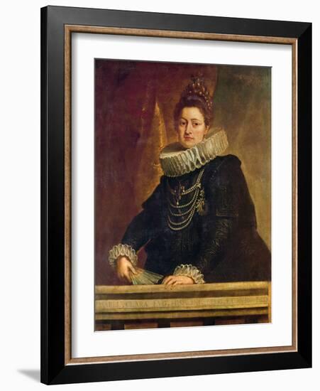 Portrait of Isabel Clara Eugenia of Habsburg (1566 - 1636), Infanta of Spain (Oil on Canvas)-Peter Paul Rubens-Framed Giclee Print